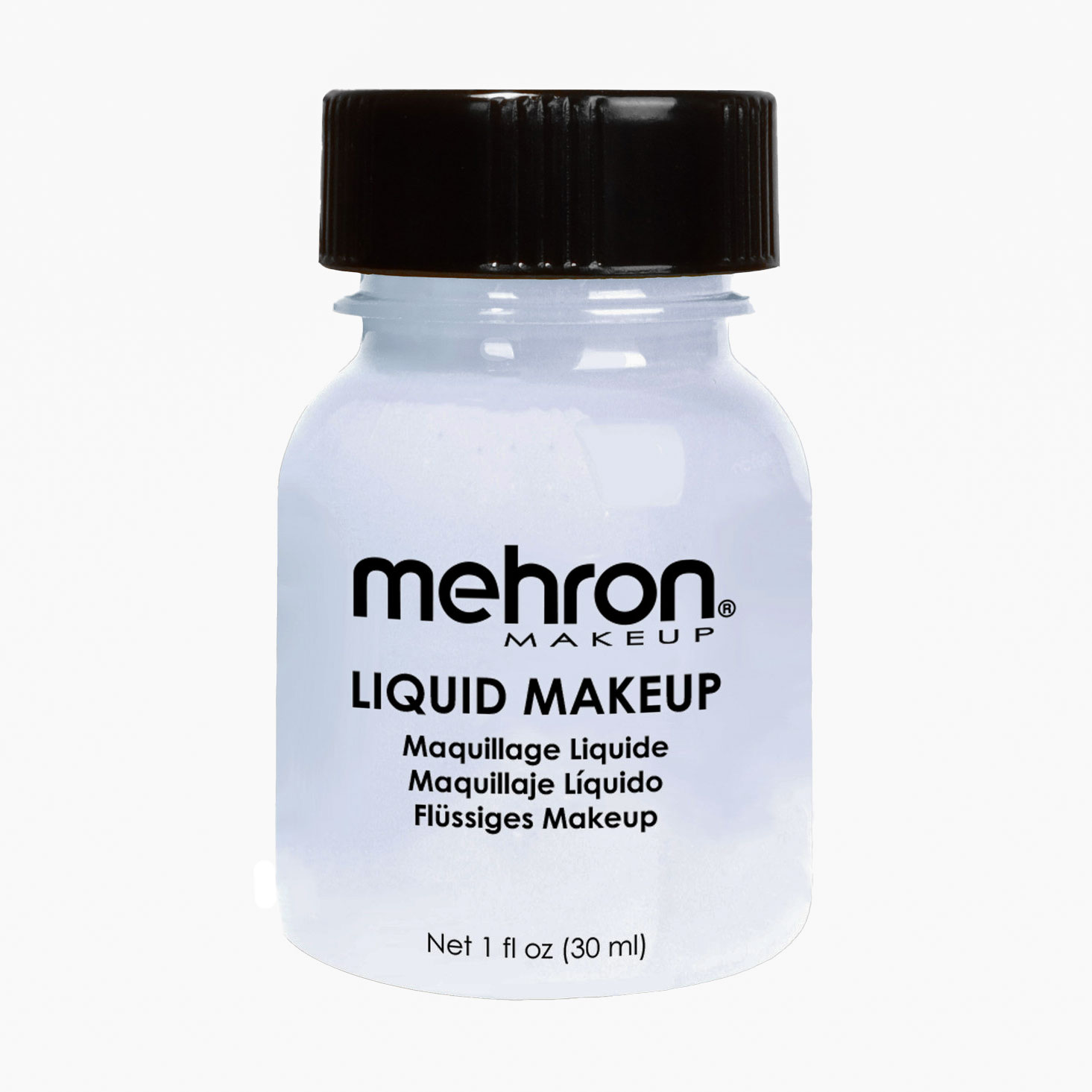 Рідкий грим для обличчя та тіла Mehron Liquid Makeup, Moonlight White, 30 мл